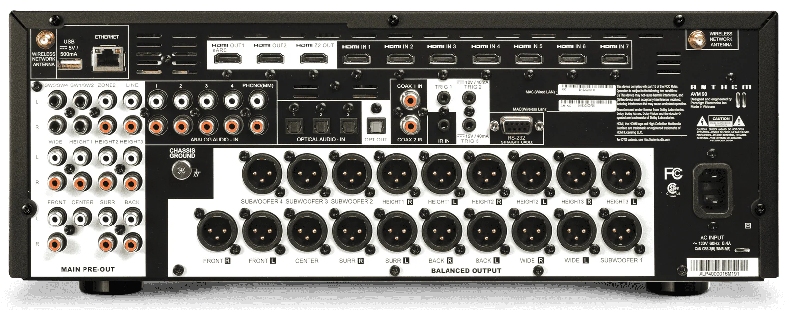 Anthem AVM90 AV Processor - Image 2