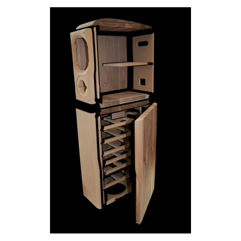 Chario Floorstanding Speakers Academy Sovran Walnut - Image 3