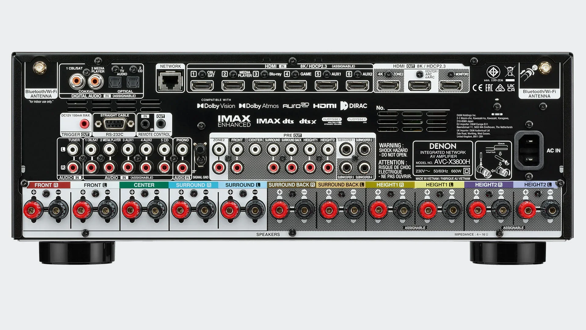 Denon AVC-X3800H 9.4 channel AV Receiver - Image 3