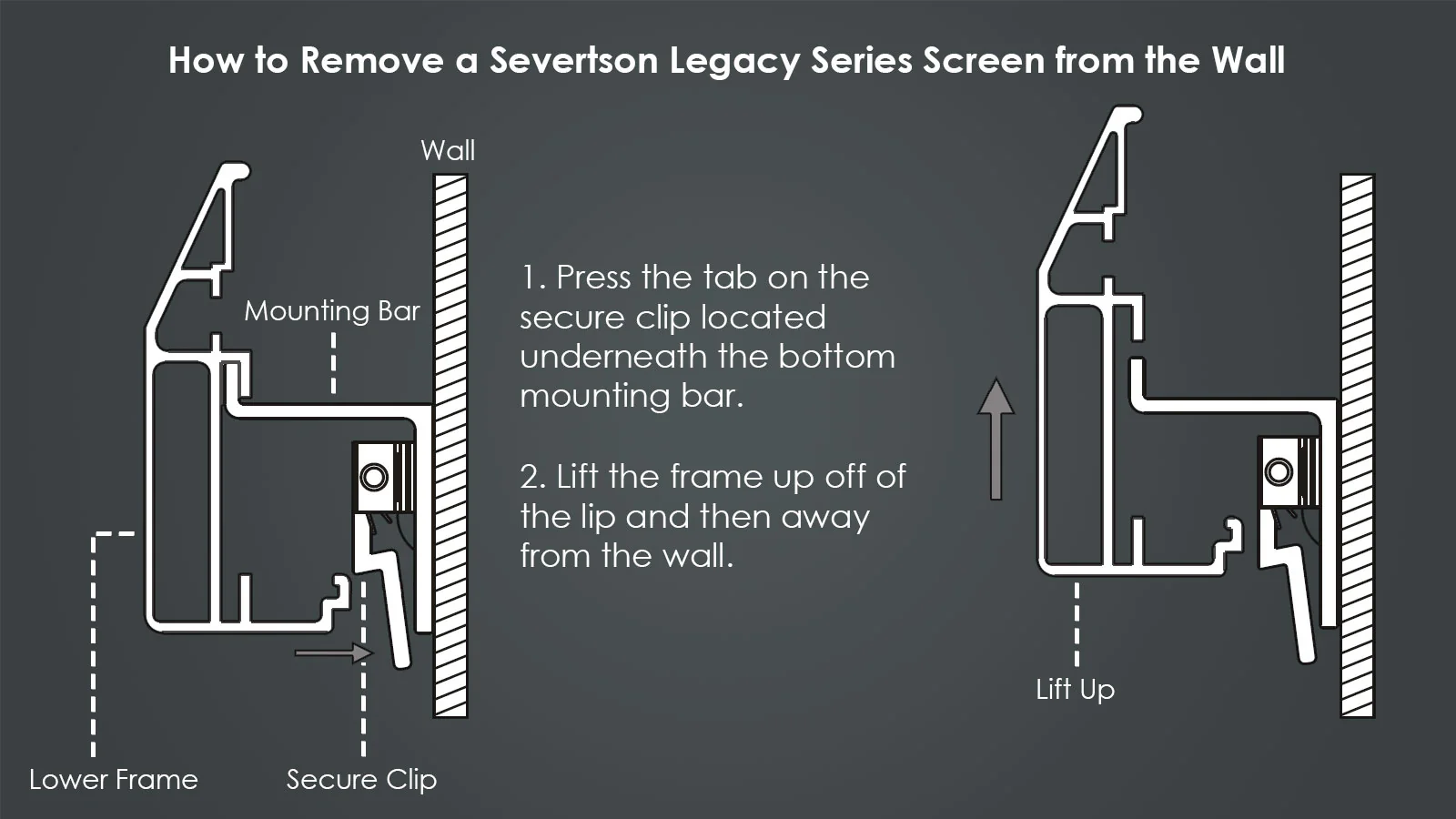 Severtson 2.39:1 Legacy Series Fixed Frame Screens - Image 5