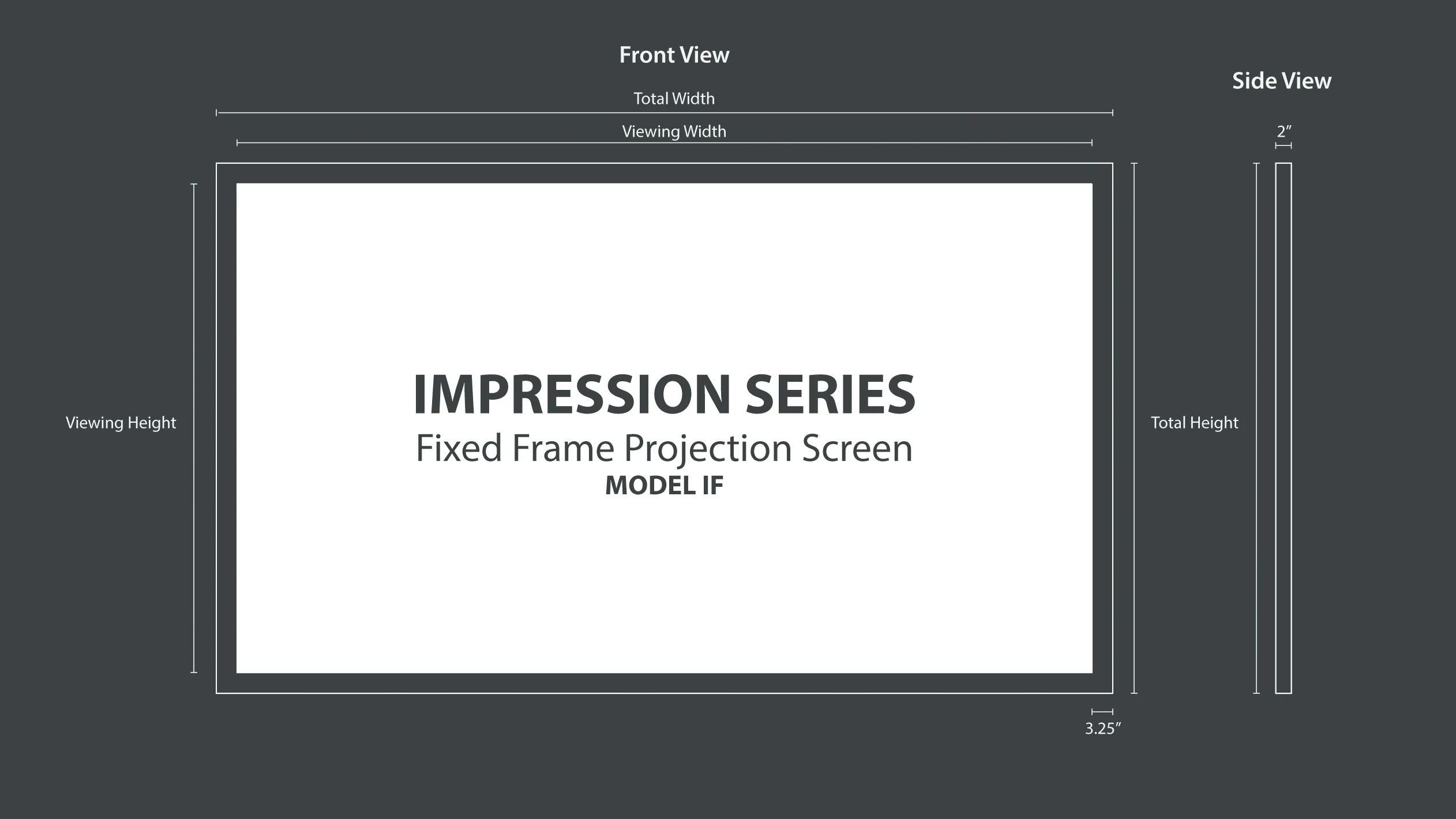 Severtson 2.39:1 Impression Series Fixed Frame Screens - Image 5