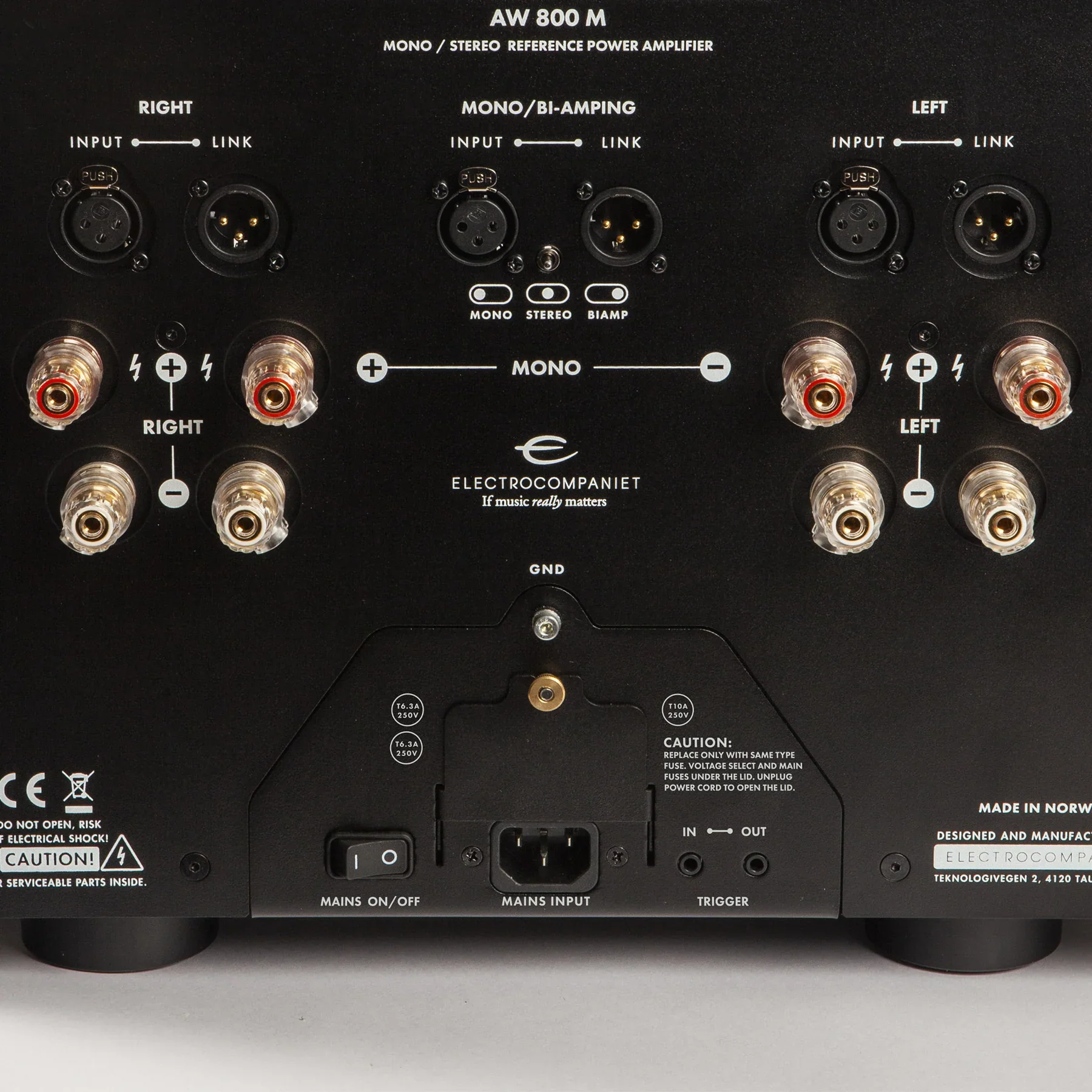 Electrocompaniet AW800 Stereo/Mono Power Amplifier - Image 4