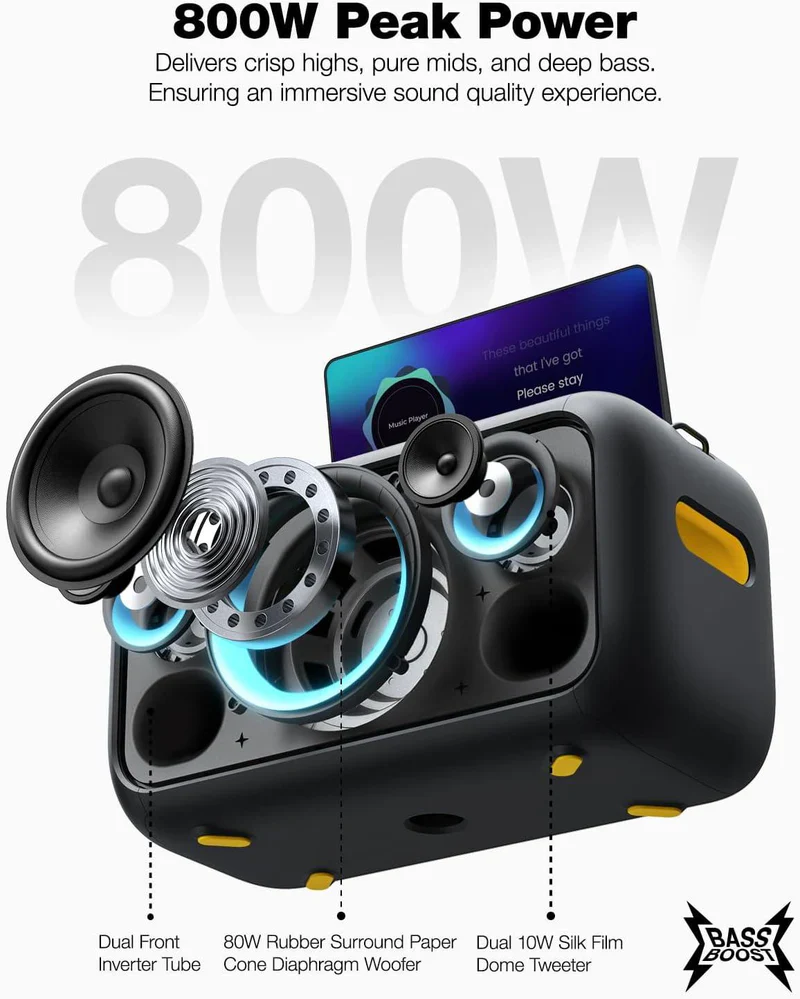 Ikarao Break X1 Premium Portable Wireless Karaoke Machine - Image 6