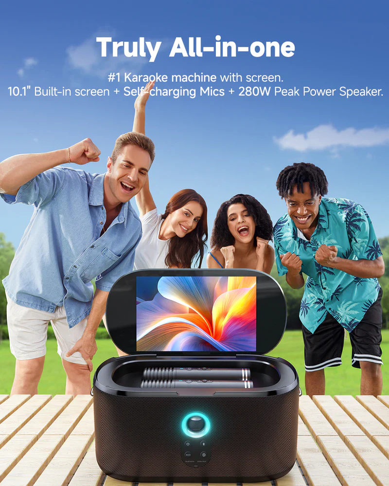 Ikarao Shell S1 Premium Portable Wireless Karaoke Machine - Image 4