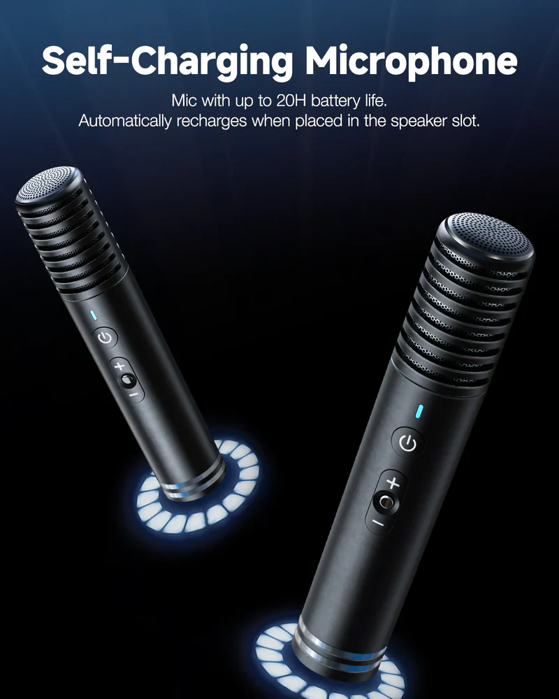 Ikarao Shell S1 Premium Portable Wireless Karaoke Machine - Image 5