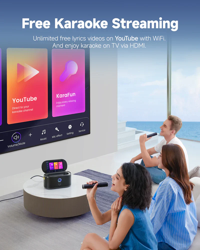 Ikarao Shell S1 Premium Portable Wireless Karaoke Machine - Image 7