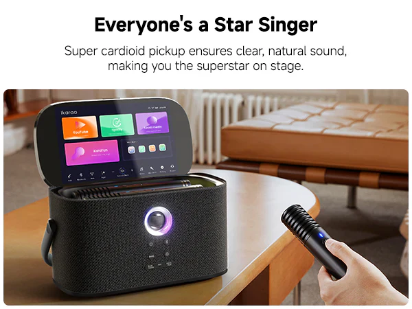Ikarao Shell S2 Premium Portable Wireless Karaoke Machine - Image 4