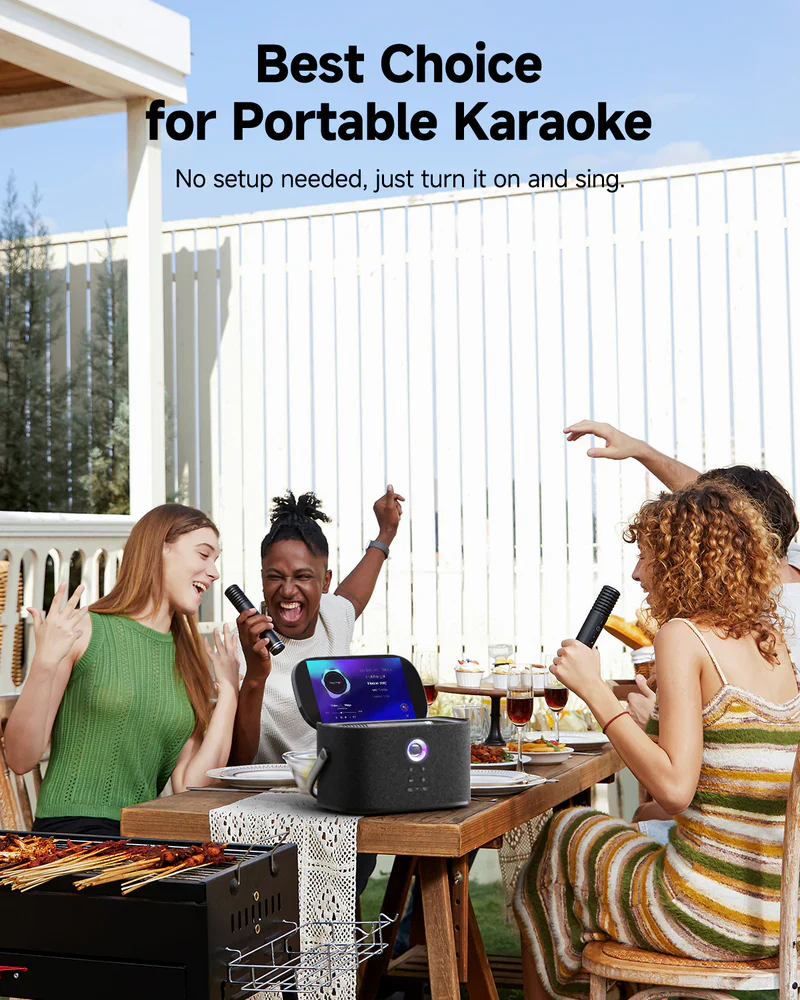 Ikarao Shell S2 Premium Portable Wireless Karaoke Machine - Image 8