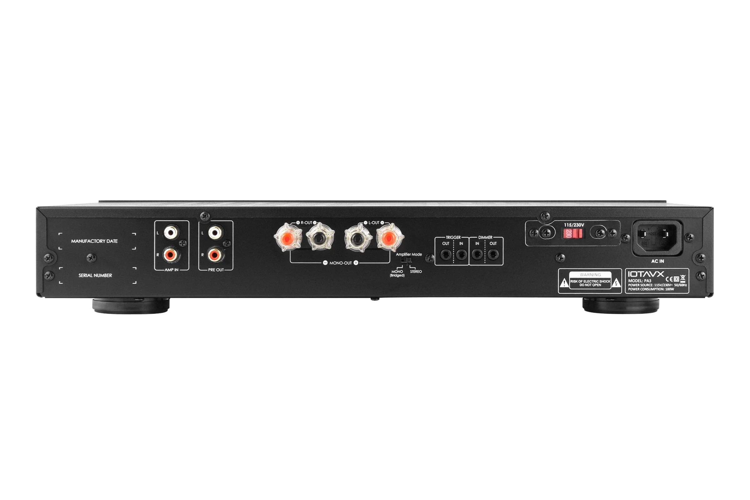 iOTA VX PA3 Power Amplifier - Image 4
