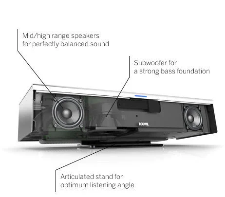 Loewe SoundPort Bluetooth Docking Station, Silver - Image 2