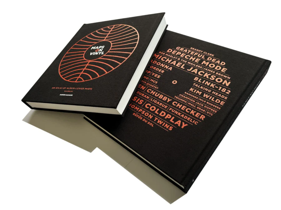 Book: Maps on Vinyl Volume 1 by Damien Saunder - Image 2
