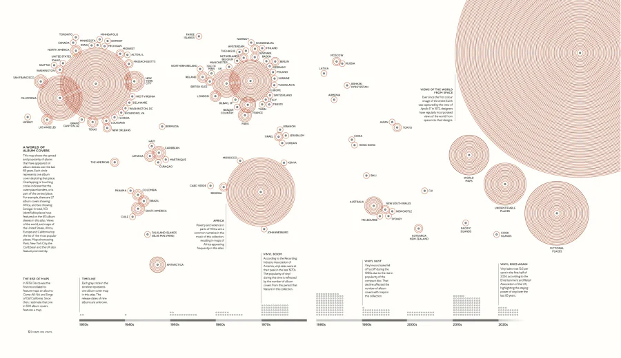 Book: Maps on Vinyl Volume 1 by Damien Saunder - Image 3