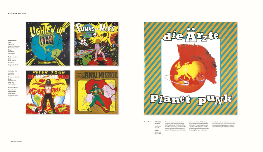 Book: Maps on Vinyl Volume 1 by Damien Saunder - Image 4