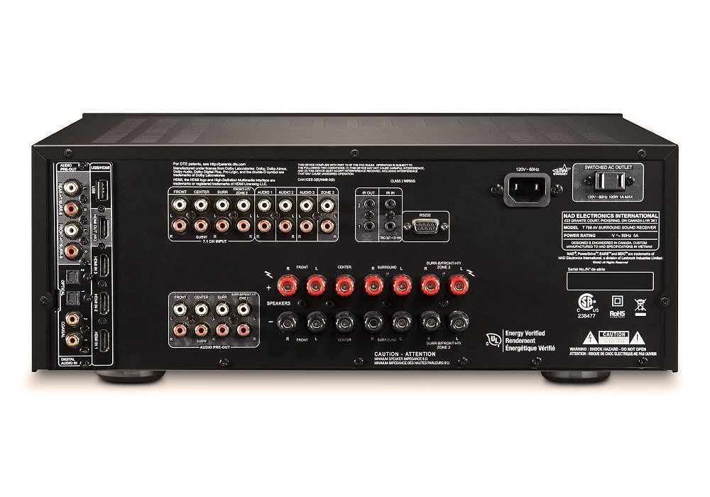 NAD T758 V3i 7.1 Channel AV Amplifier - Image 2