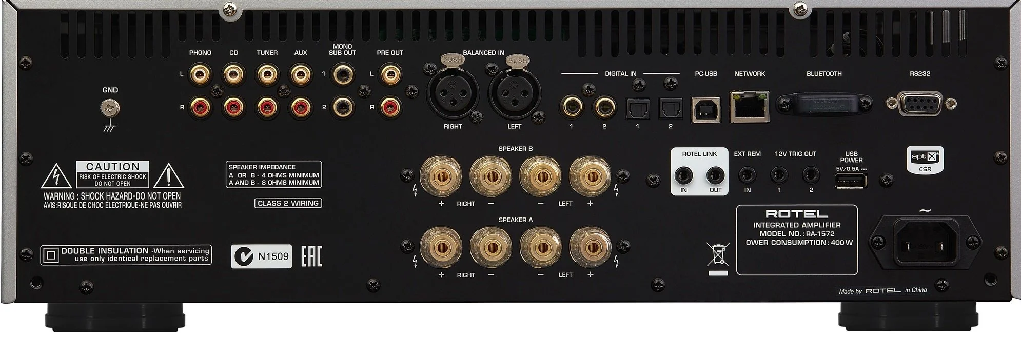 Rotel RA-1572 MKII Integrated Amplifier - Image 3