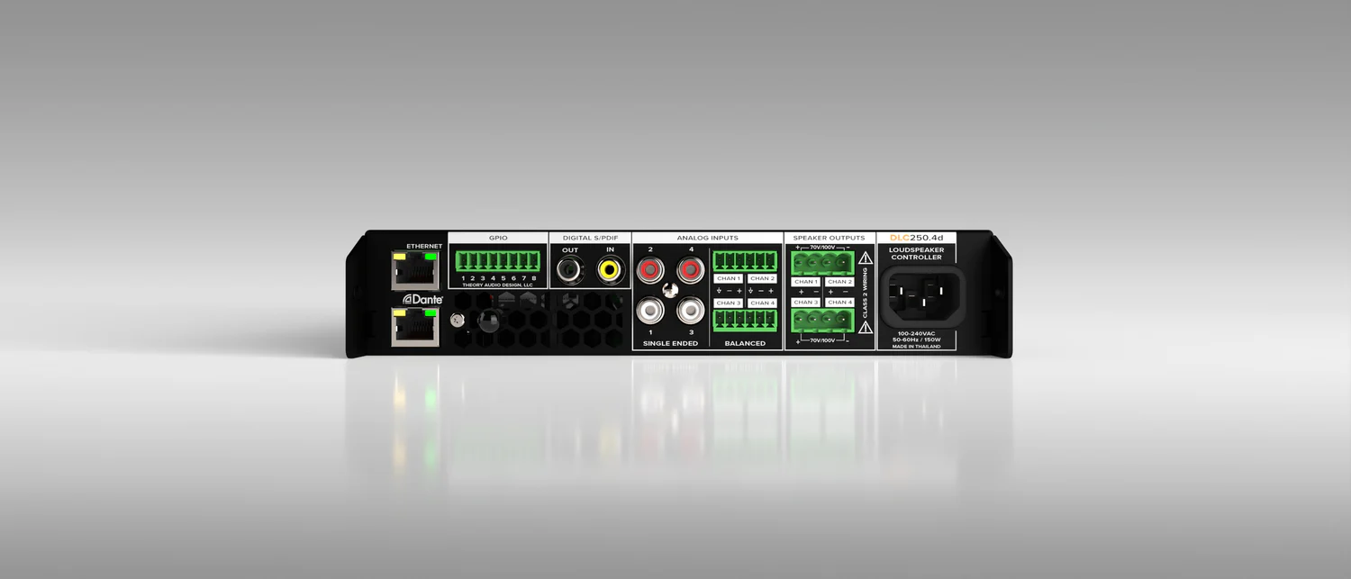 Thoery Audio Design DLC-250.4d Speaker Controller w/Dante & AES67 - Image 5